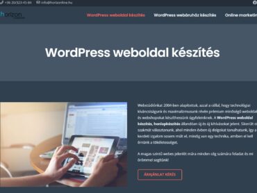 Prémium WordPress honlapkészítés